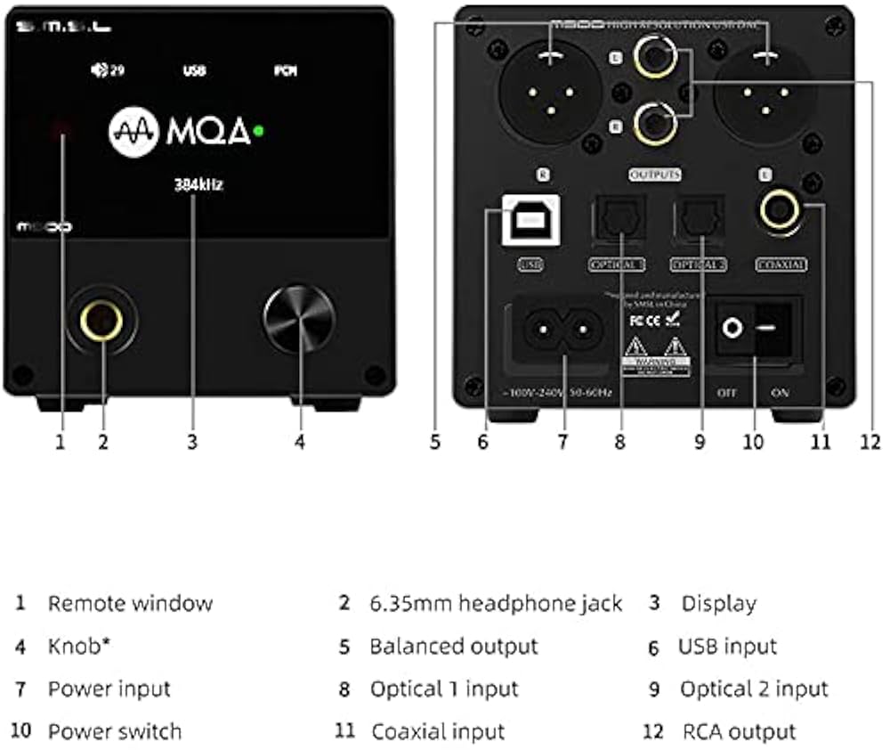 SMSL M500 USB DAC ヘッドホンアンプ Amazon.co.jp: S.M.S.L M500 DAC ヘッドホンアンプ MQAデコード